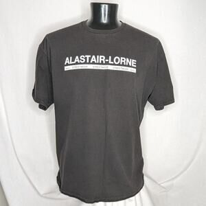 Champion Men's Vintage Graphic T-Shirt Black Cotton 2XL